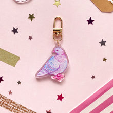 Load image into Gallery viewer, Pigeon Acrylic Keyring