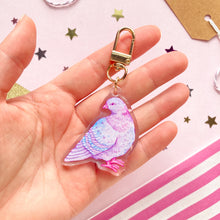 Load image into Gallery viewer, Pigeon Acrylic Keyring