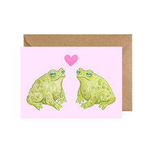 Load image into Gallery viewer, Toads in Love | Greeting Card