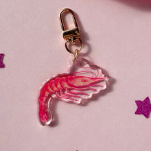 Load image into Gallery viewer, Shrimp Acrylic Keyring
