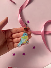 Load image into Gallery viewer, Bluetit Acrylic Keyring
