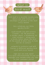 Load image into Gallery viewer, monthly bird mail
