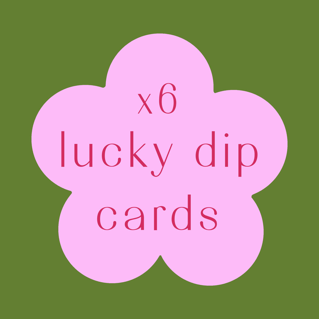 x6 Cards Lucky Dip