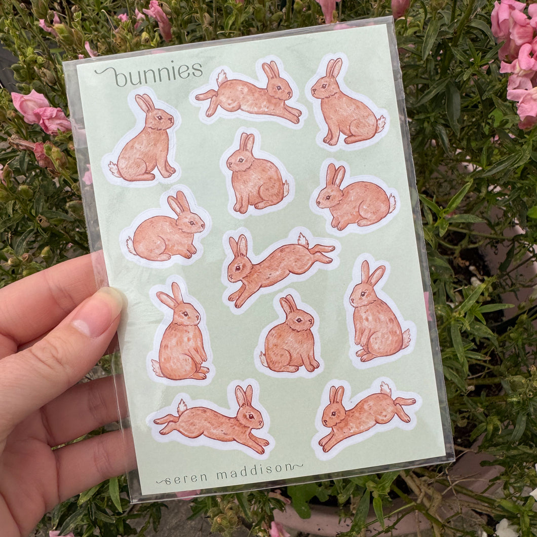 Bunny Sticker Sheet