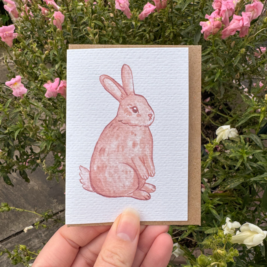 Bunny | Mini Greeting Card