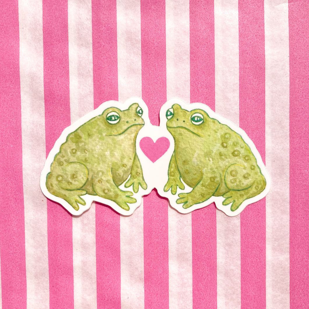 Toad Love Sticker