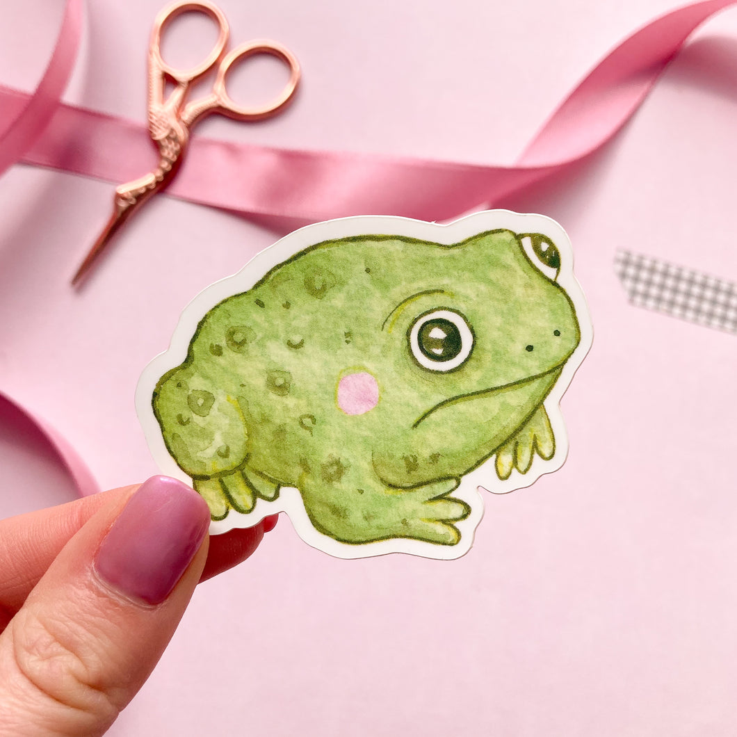 Round Toad Sticker