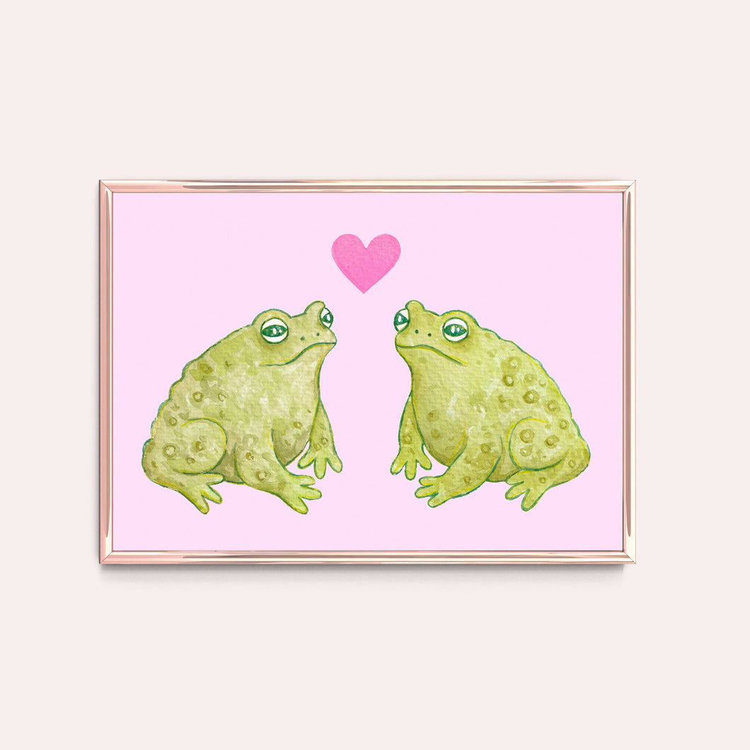 Toad Love Print