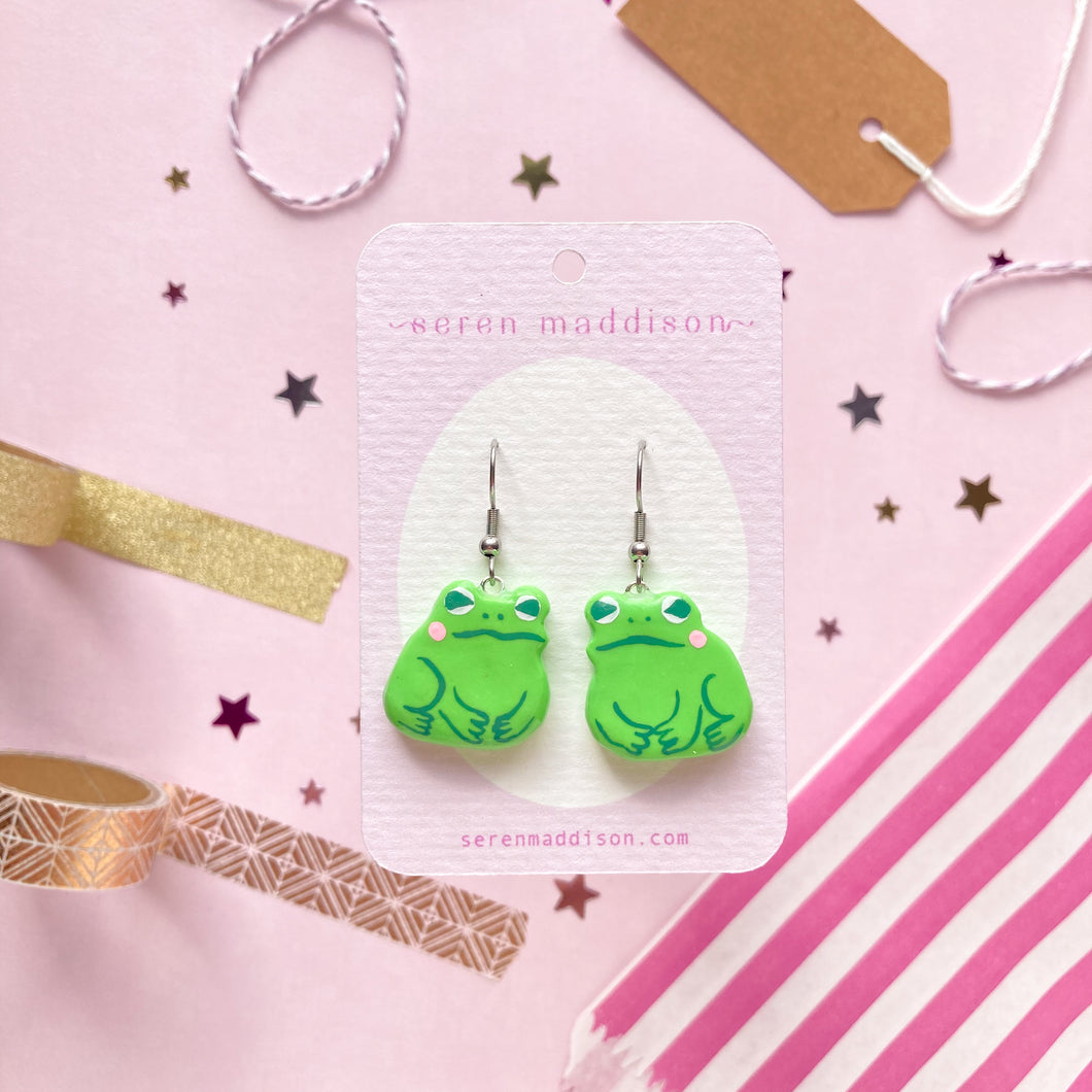 Toad Earrings