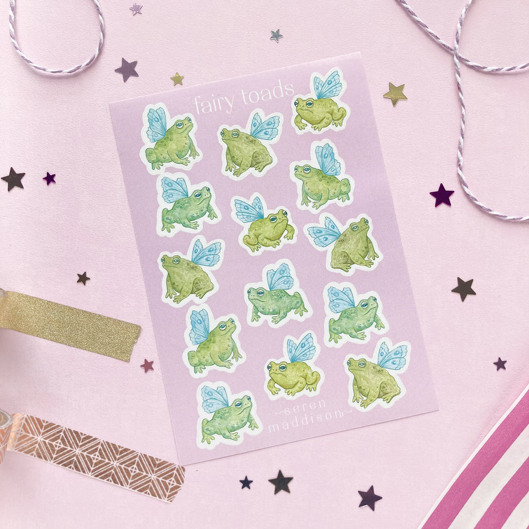 Fairy Toad Sticker Sheet