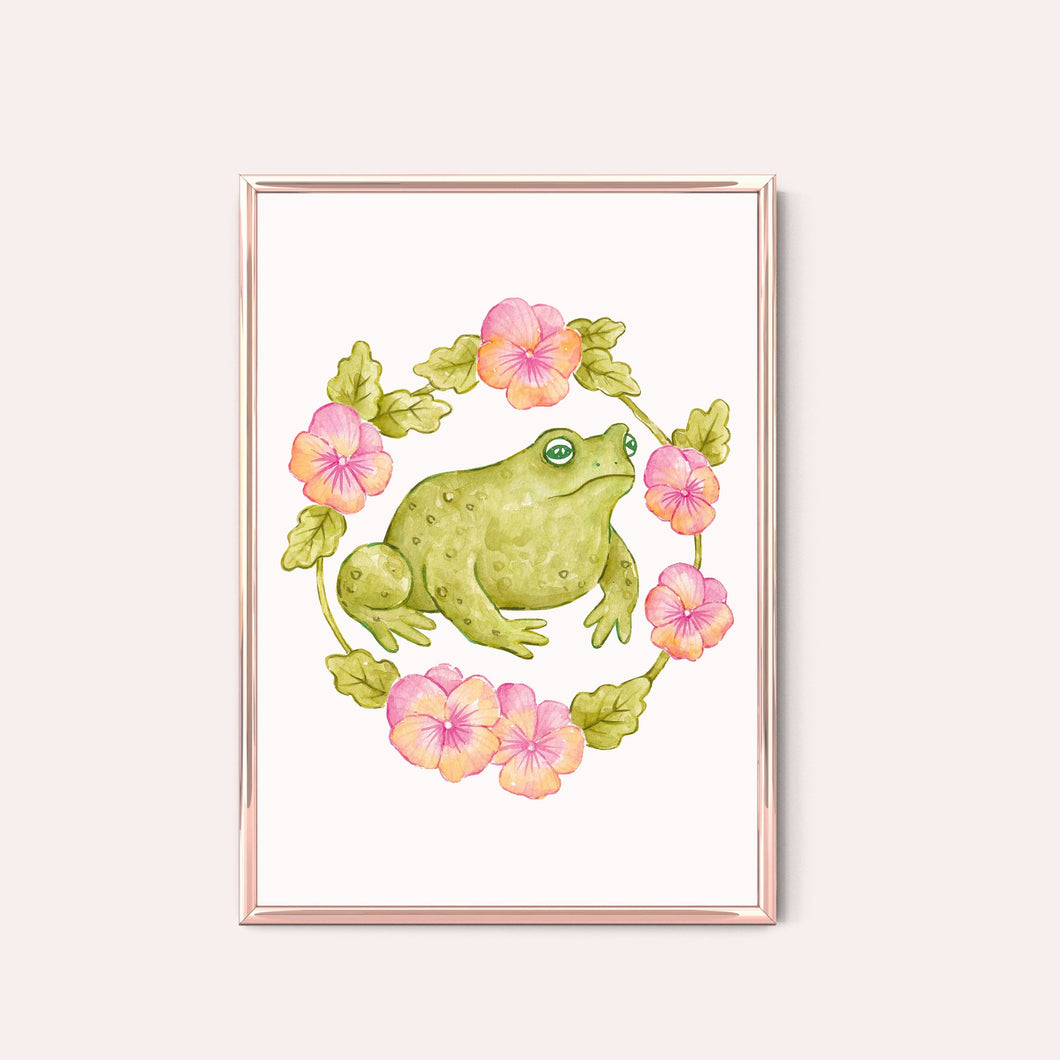 Spring Toad Print