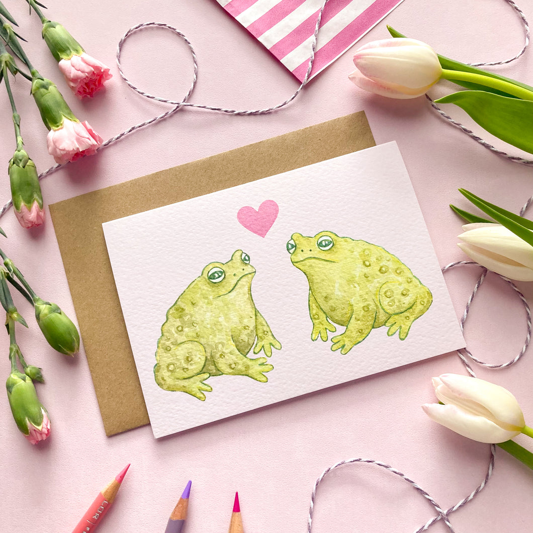 Toads in Love | Greeting Card