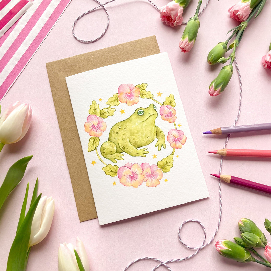 Spring Toad | Greeting Card
